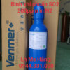 Bình khí chuẩn SO2 500ppm in N2