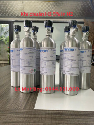 Bình khí chuẩn H2 5% in N2