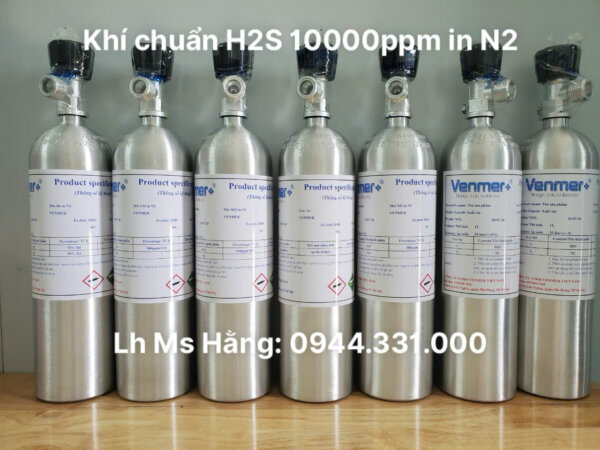 Khí chuẩn H2S 10000ppm in N2