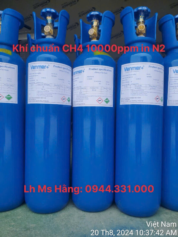 Khí chuẩn CH4 10000ppm in N2