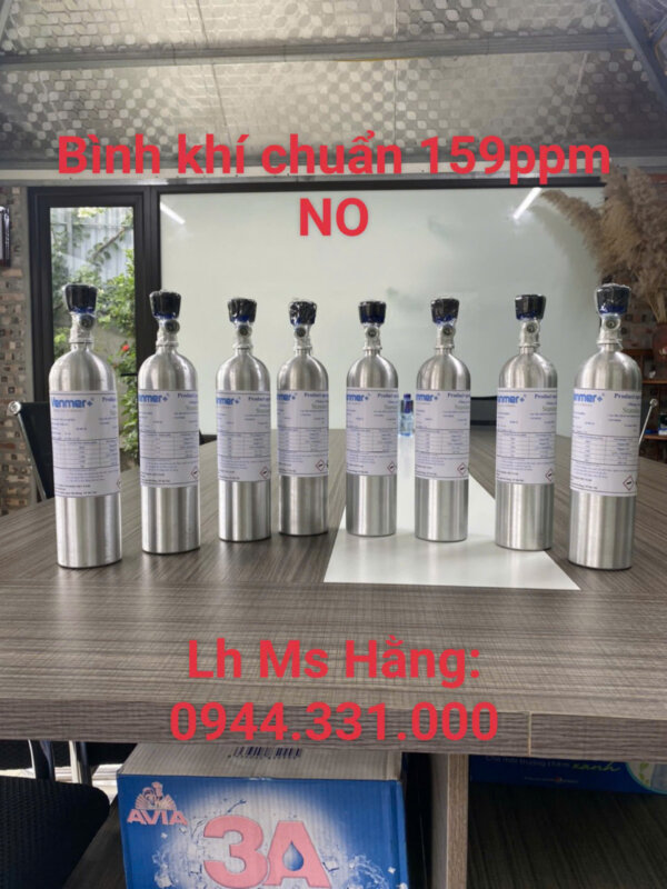 Bình khí chuẩn 159ppm NO