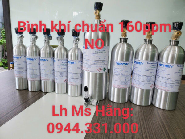 Bình khí chuẩn 160ppm NO