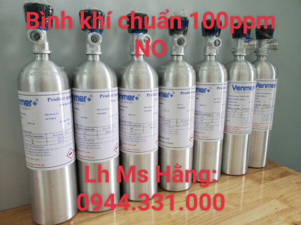 Bình khí chuẩn 100ppm NO