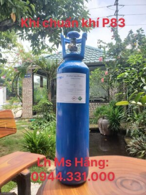Khí chuẩn khí P83: 5% CO2, 40% He, N2