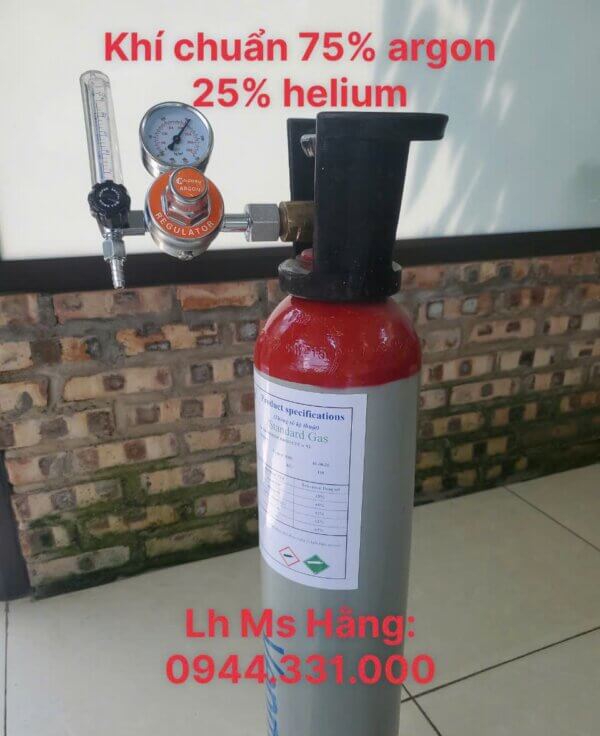 Khí Chuẩn 75% argon-25% helium