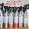 Bình khí chuẩn CO 100ppm NO2 15ppm