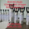 Bình khí chuẩn 1234ppm NO 297ppm SO2 1362ppm CO
