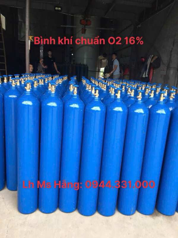 Bình khí chuẩn O2 16%