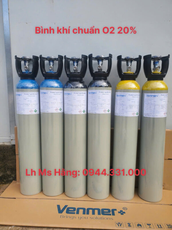 Bình khí chuẩn O2 20%