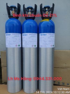 Bình khí chuẩn O2 21%