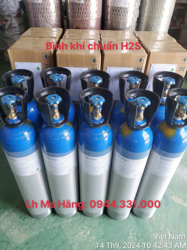 Bình khí chuẩn H2S