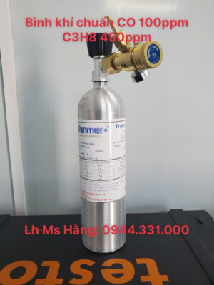 Khí chuẩn CO 100ppm C3H8 450ppm