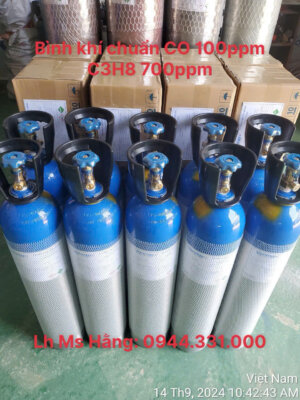 Khí chuẩn CO 100ppm C3H8 700ppm