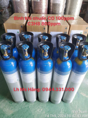 Khí chuẩn CO 100ppm C3H8 800ppm