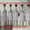 Bình khí chuẩn CO 100ppm C3H8 900ppm