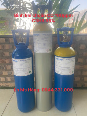 Khí chuẩn CO 100ppm C3H8 95%