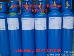 Khí chuẩn CO 100ppm C4H10 45%