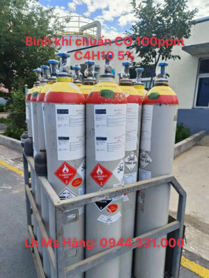 Khí chuẩn CO 100ppm C4H10 5%
