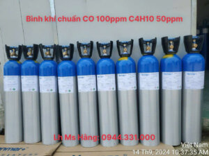 Bình khí chuẩn CO 100ppm C4H10 50ppm