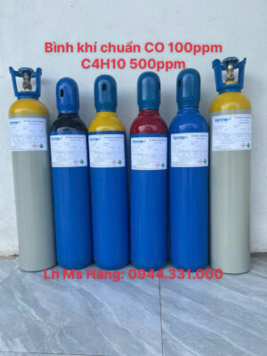 Khí chuẩn CO 100ppm C4H10 500ppm