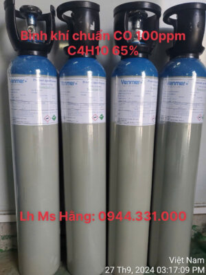 Khí chuẩn CO 100ppm C4H10 65%