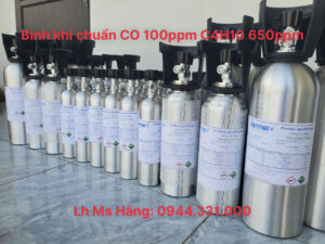 Khí chuẩn CO 100ppm C4H10 650ppm