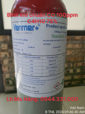 Bình khí chuẩn CO C4H10