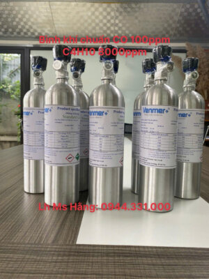 Alternative view of Bình khí chuẩn CO 100ppm C4H10 8000ppm