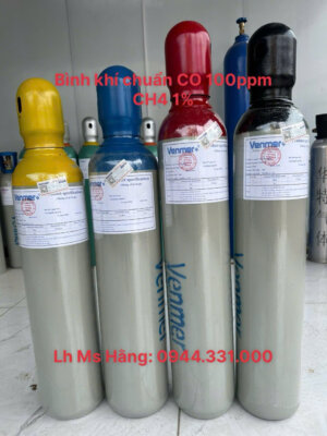 Khí chuẩn CO 100ppm CH4 1%
